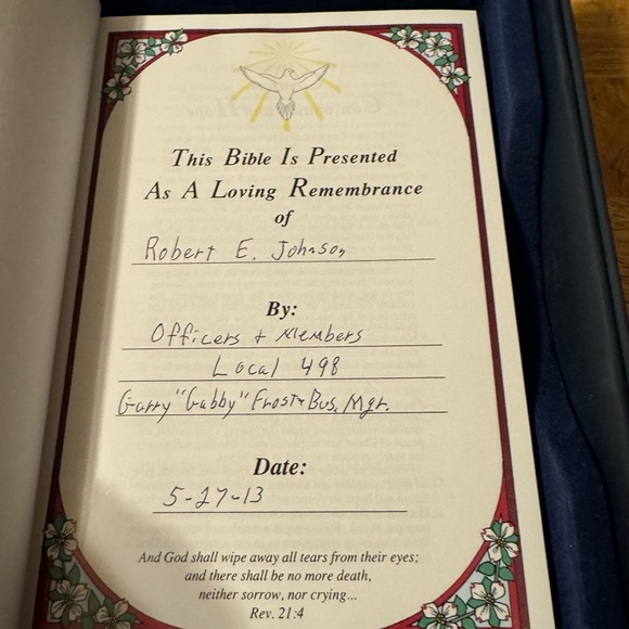 Holy Bible: The Comfort Edition (King James Version) With Nice Blue Case - Picture 9 of 12